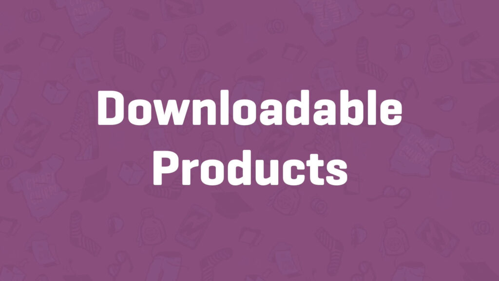 WooCommerce digitala nedladdningar av produkter